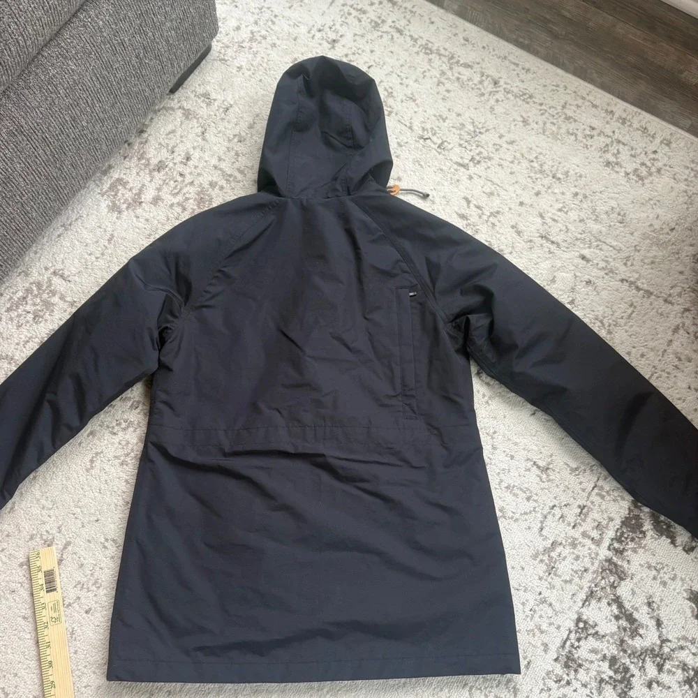 LL Bean Original Baxter State Parka 82 Midnight Black Blue Plaid Lining Sz small - Picture 6 of 6